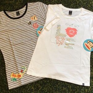 🎉 2 T-shirt Deal! Women’s Size L Paul Frank 🎉❤️